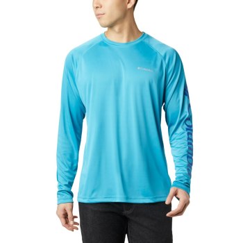 Columbia Sweater Heren, Fork Stream Long Sleeve Blauw, 83ADIGYBS